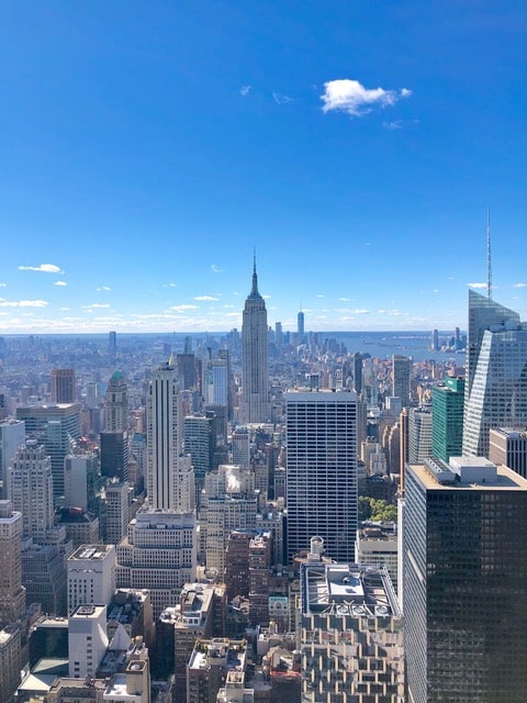 Estas vistan es 1 de mis 4 razones para adorar New York. Buenos dias New York City!