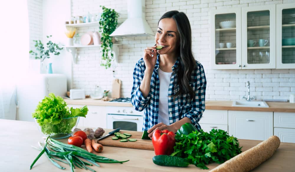 Comer vegetales te ayuda a vivir saludable
