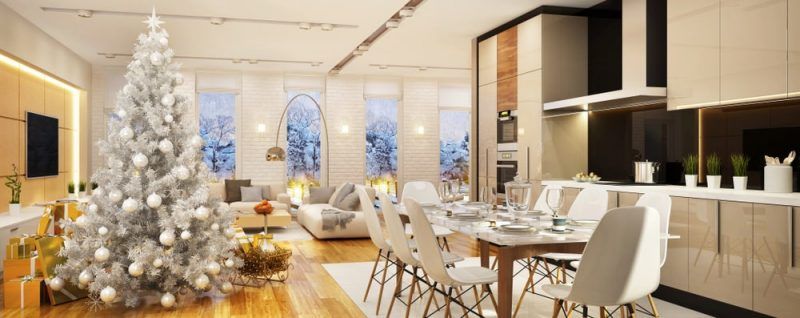 Decora tus espacios interiores para la llegada de la Navidad