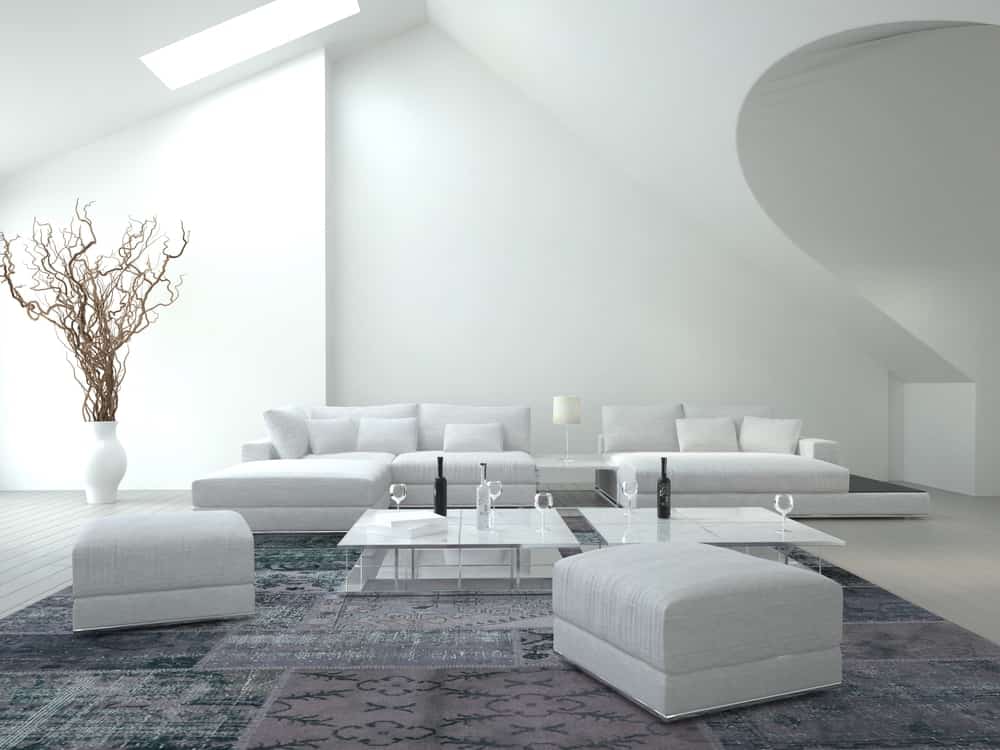 Blanco el color preferido para las casas minimalistas por su limpieza y claridad.