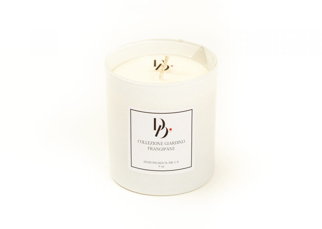 Frangipane candle, the perfect touch for your home inspired by the scents of Sardinia