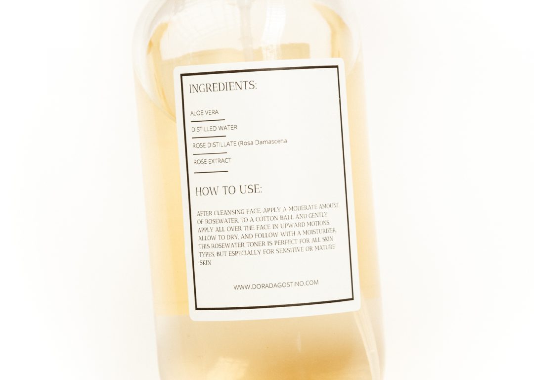 Rose Water Facial Toner Agua de Rosas - Imagen 2